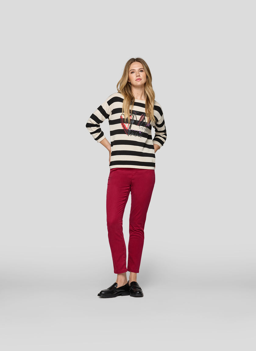 Leichtstrick-Pullover - Vintage Vibe