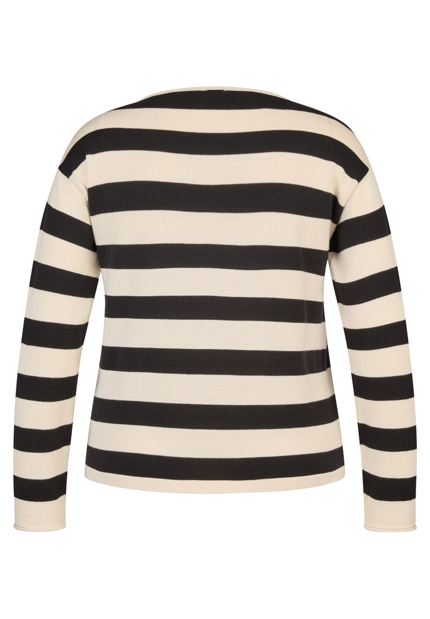 Leichtstrick-Pullover - Vintage Vibe