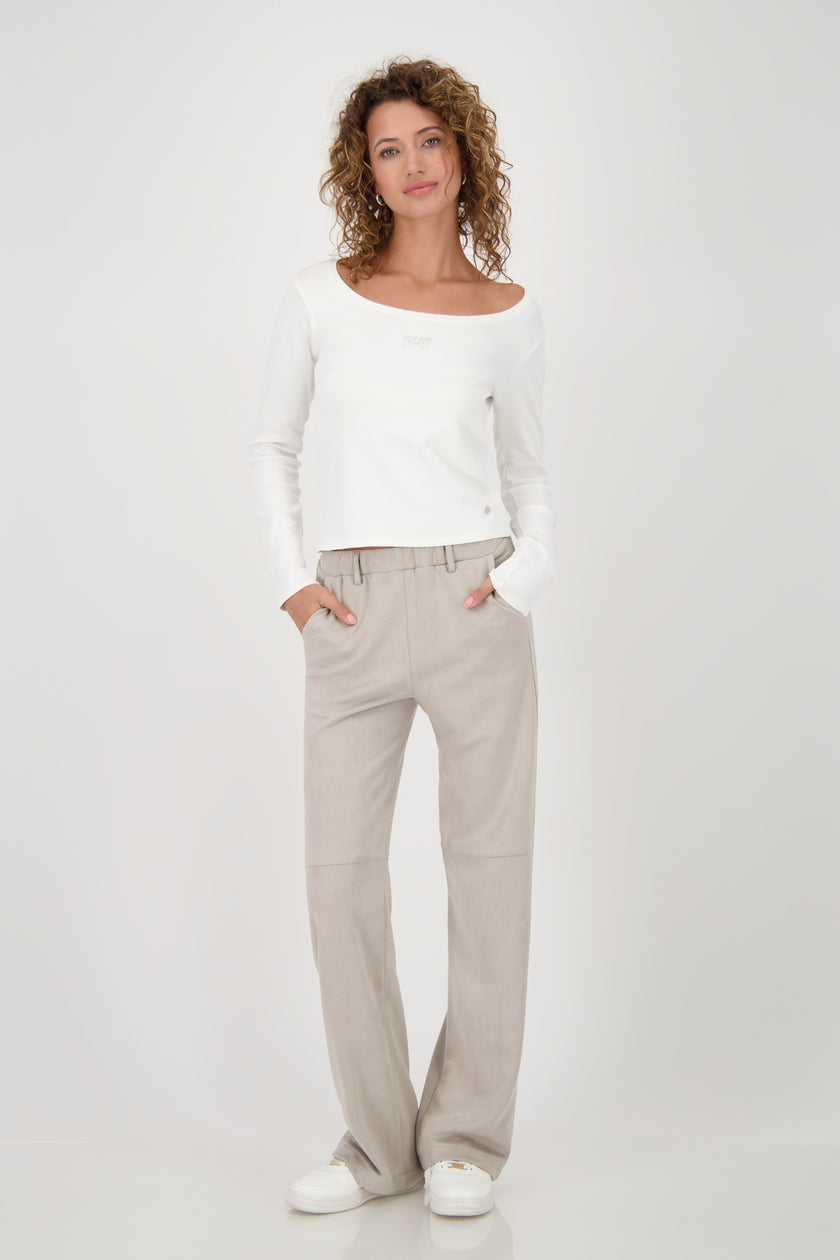 Langarmshirt - Rundhals