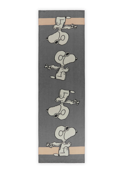 Schal - mit fahrendem Snoopy