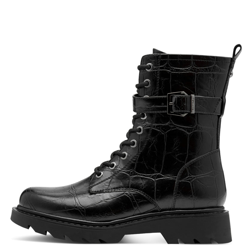 Schnürboots - Lederimitat