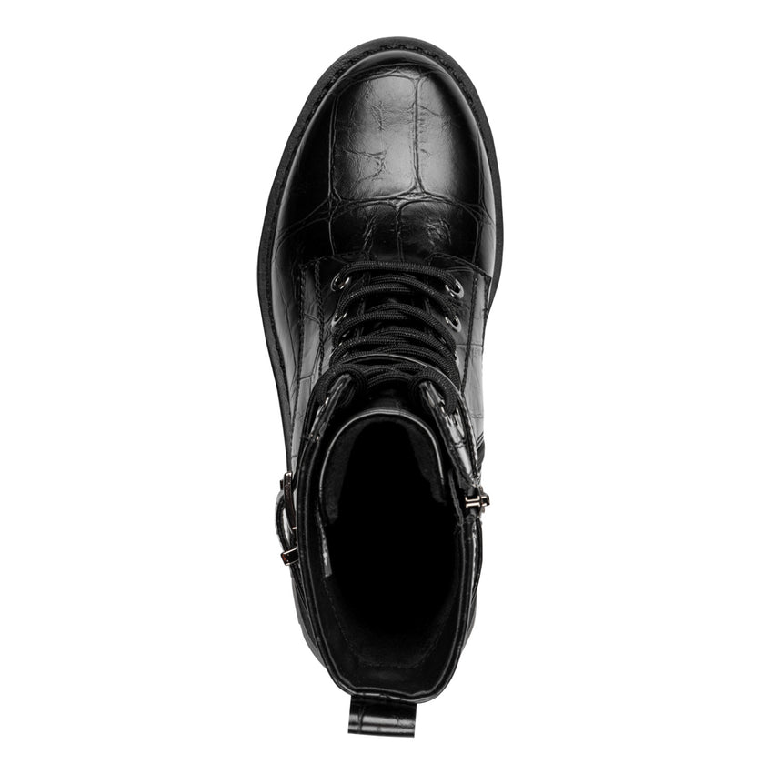 Schnürboots - Lederimitat