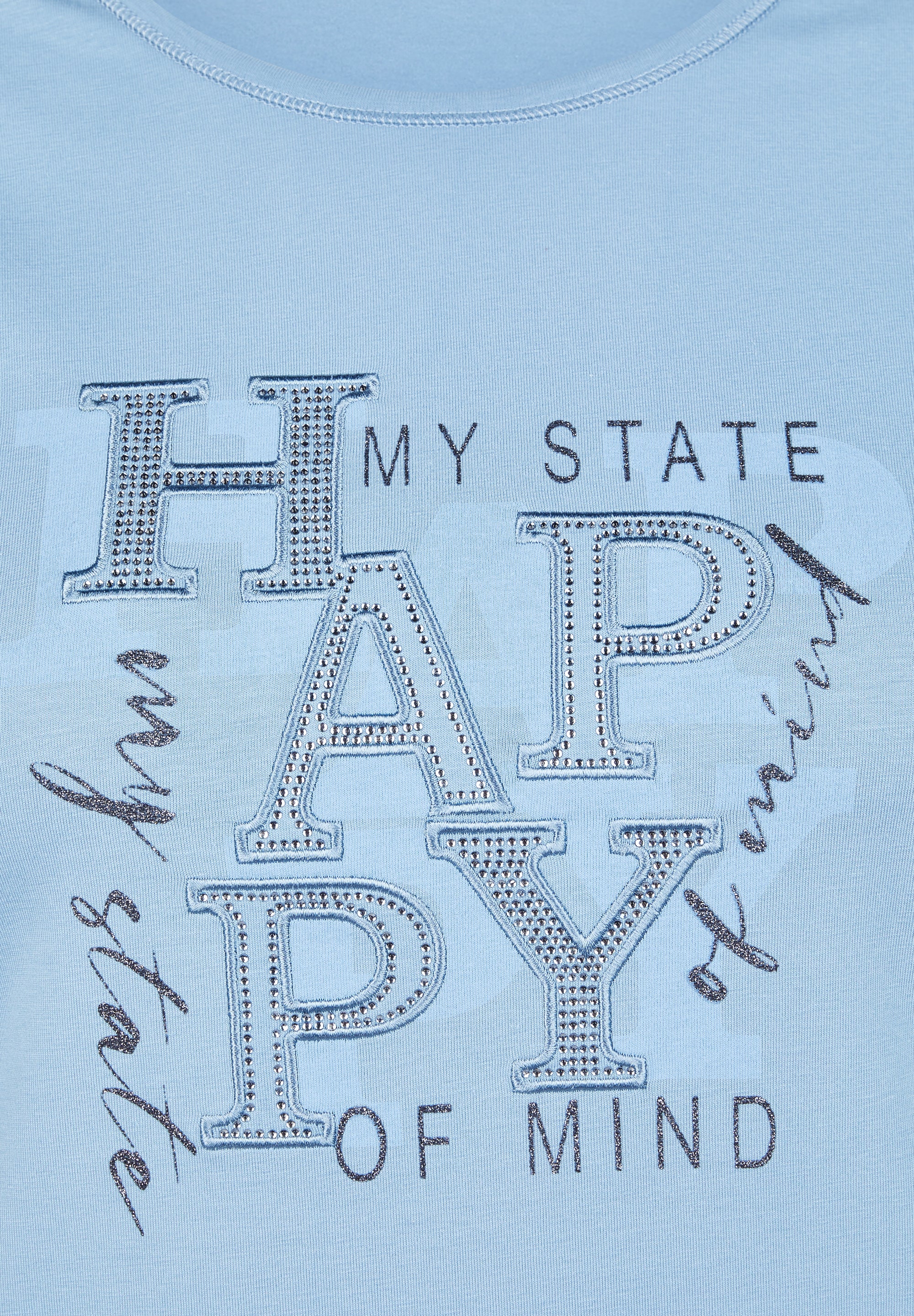 T-Shirt - 3/4 Arm - Nordic Blue