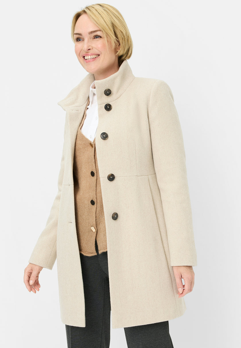 Wolljacke - Stehkragen