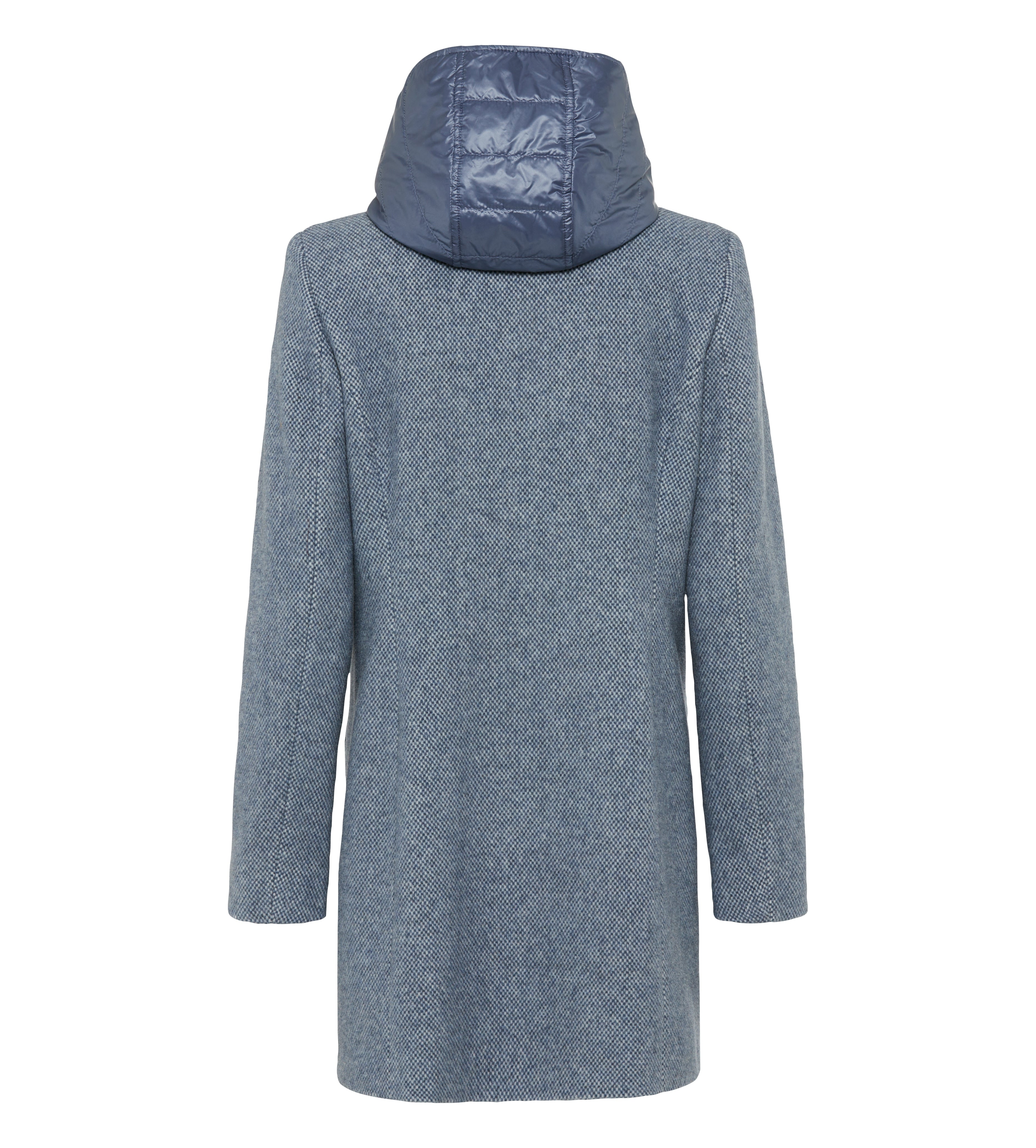 Wollkurzmantel - Kapuze