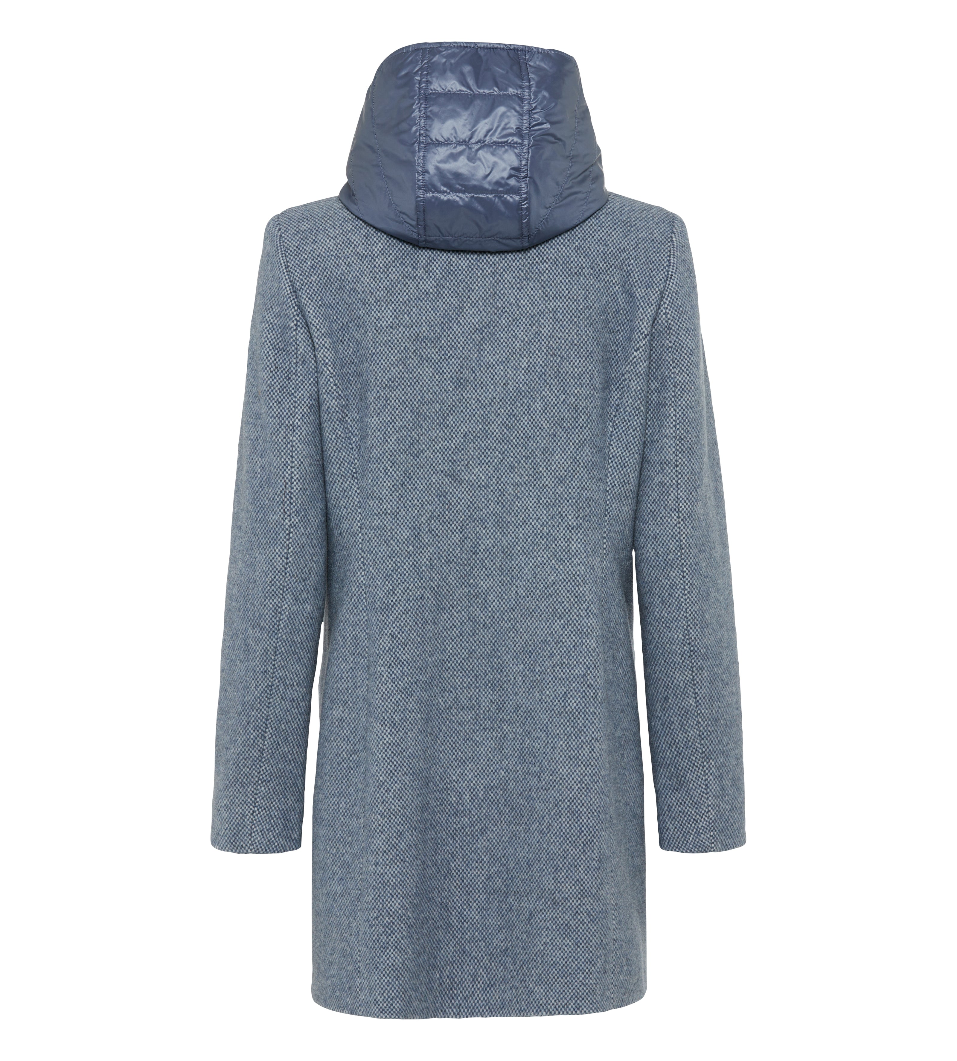 Wollkurzmantel - Kapuze