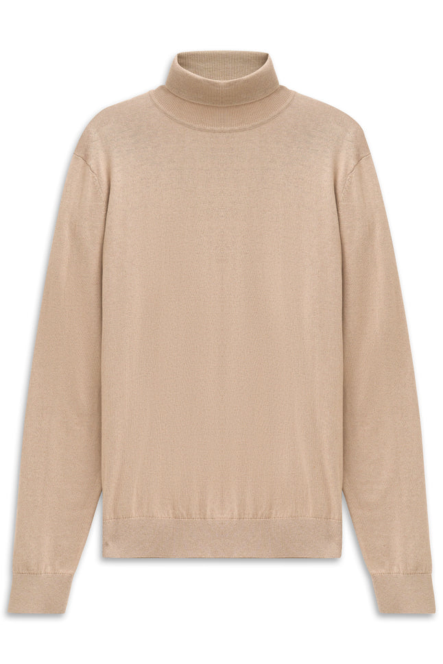 Rollkragenpullover - Baumwollmix