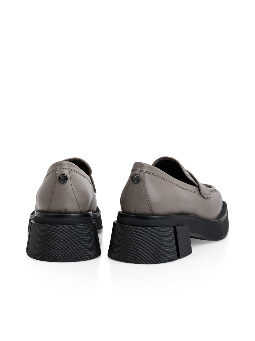 Lederschuh -  Plateau