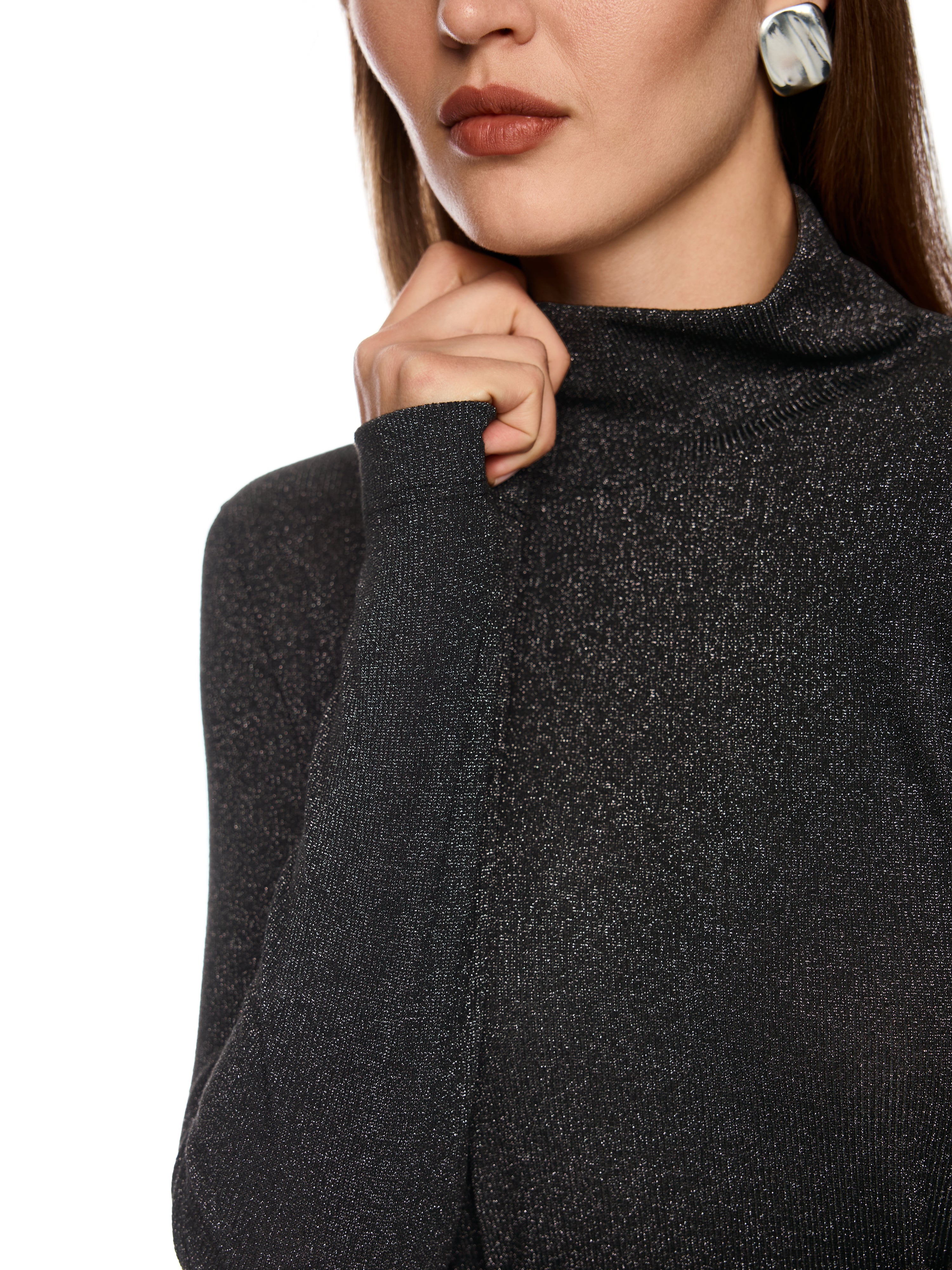 Langarmshirt -  Lurex