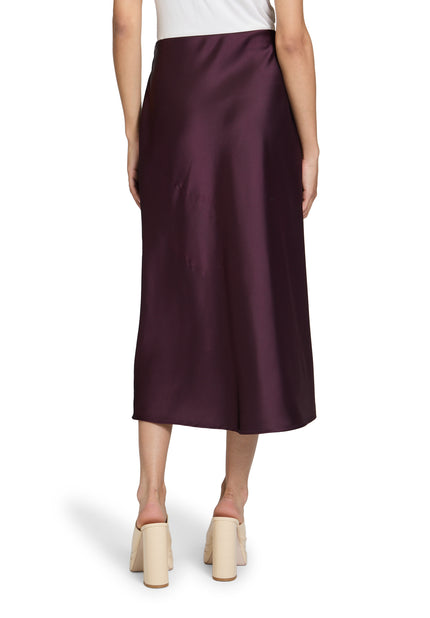 Satinrock - Midilänge