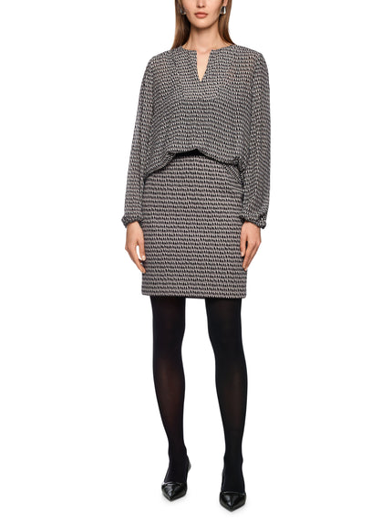 Viskosebluse - Sprinkles-Print