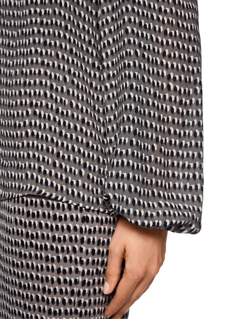 Viskosebluse - Sprinkles-Print
