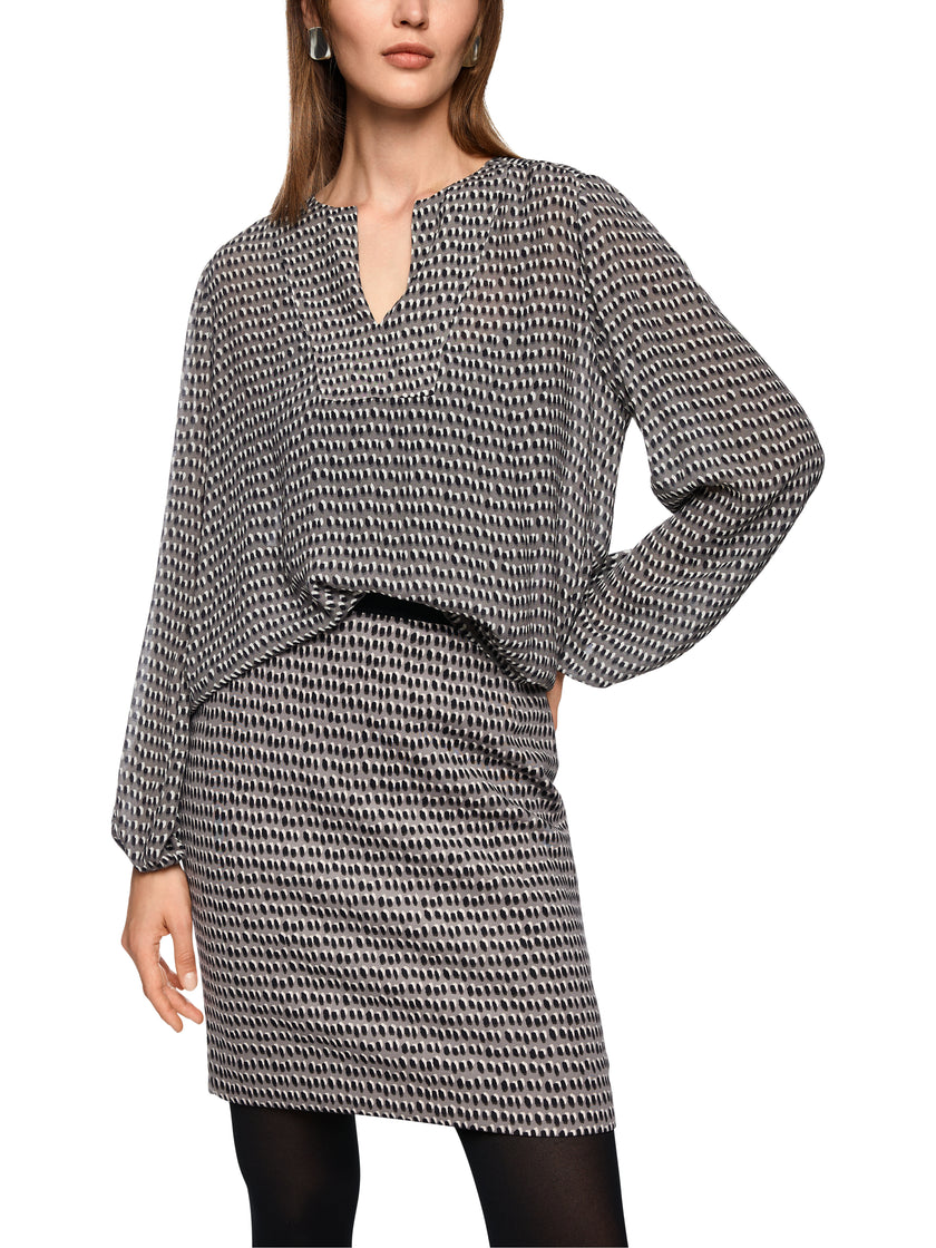 Viskosebluse - Sprinkles-Print