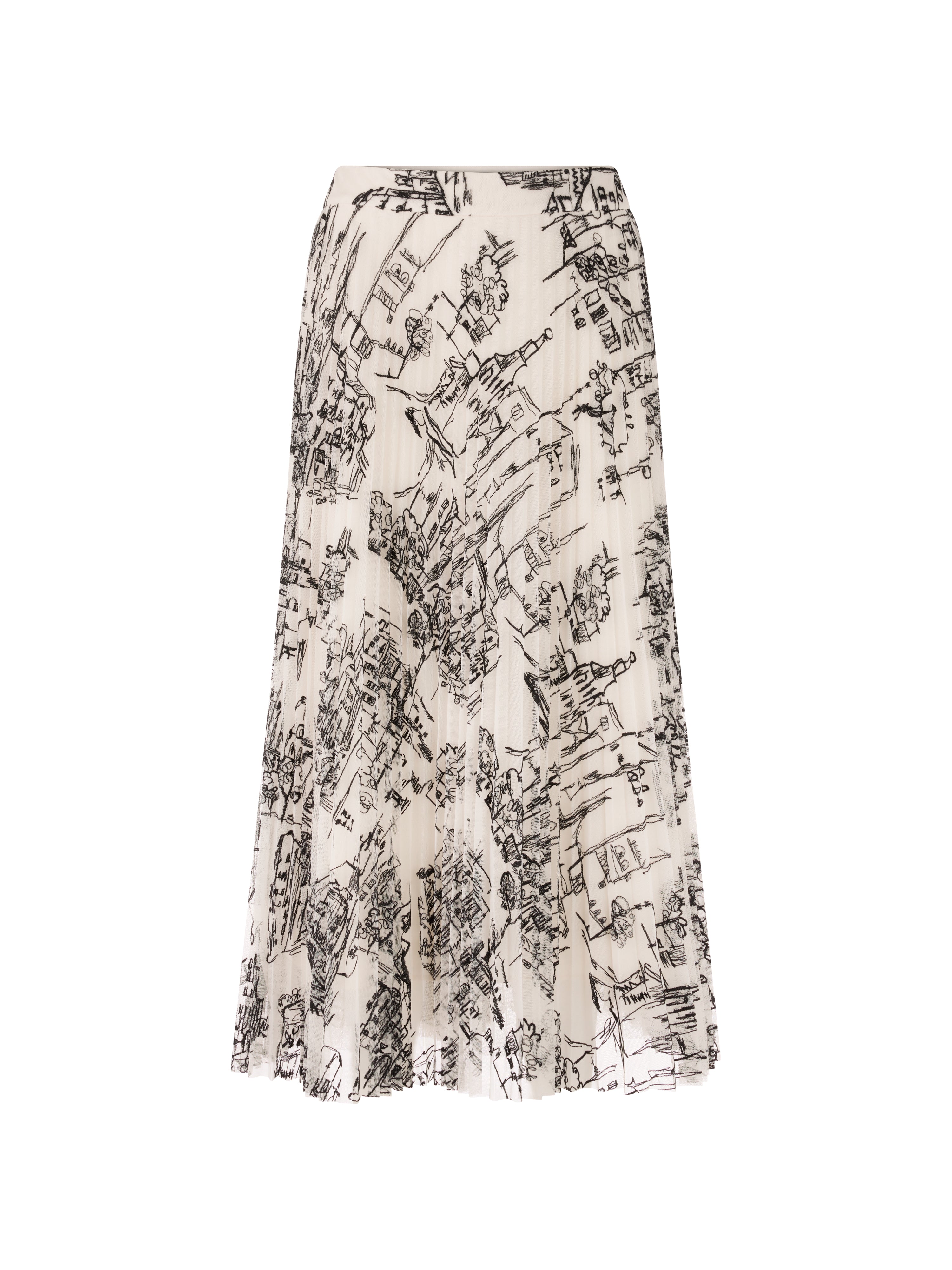 Plisseerock - City-Motiv