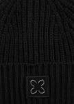 Mütze - Wollmischung - Rippenstrick