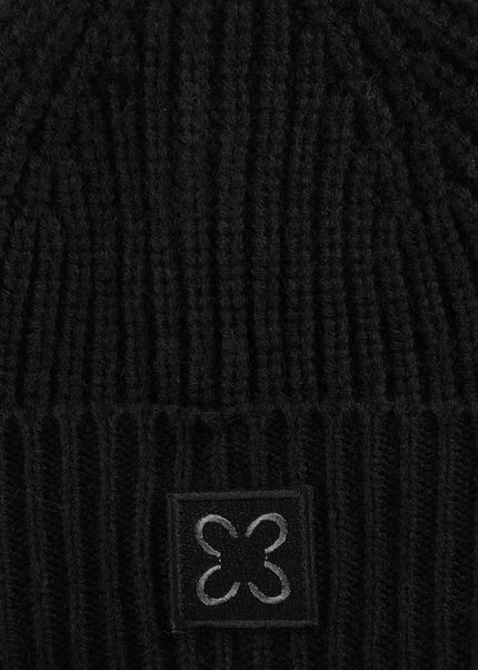 Mütze - Wollmischung - Rippenstrick