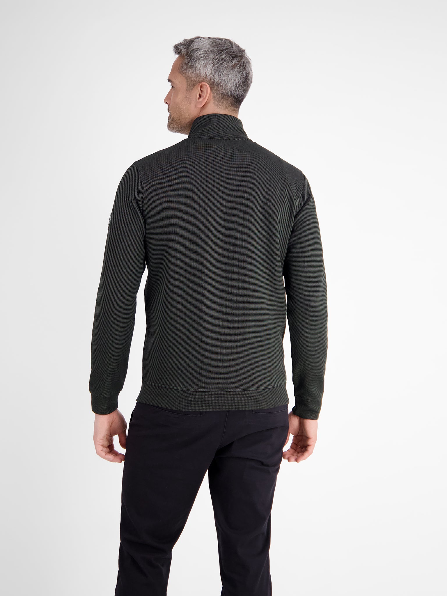 Sweatjacke - Stehkragen