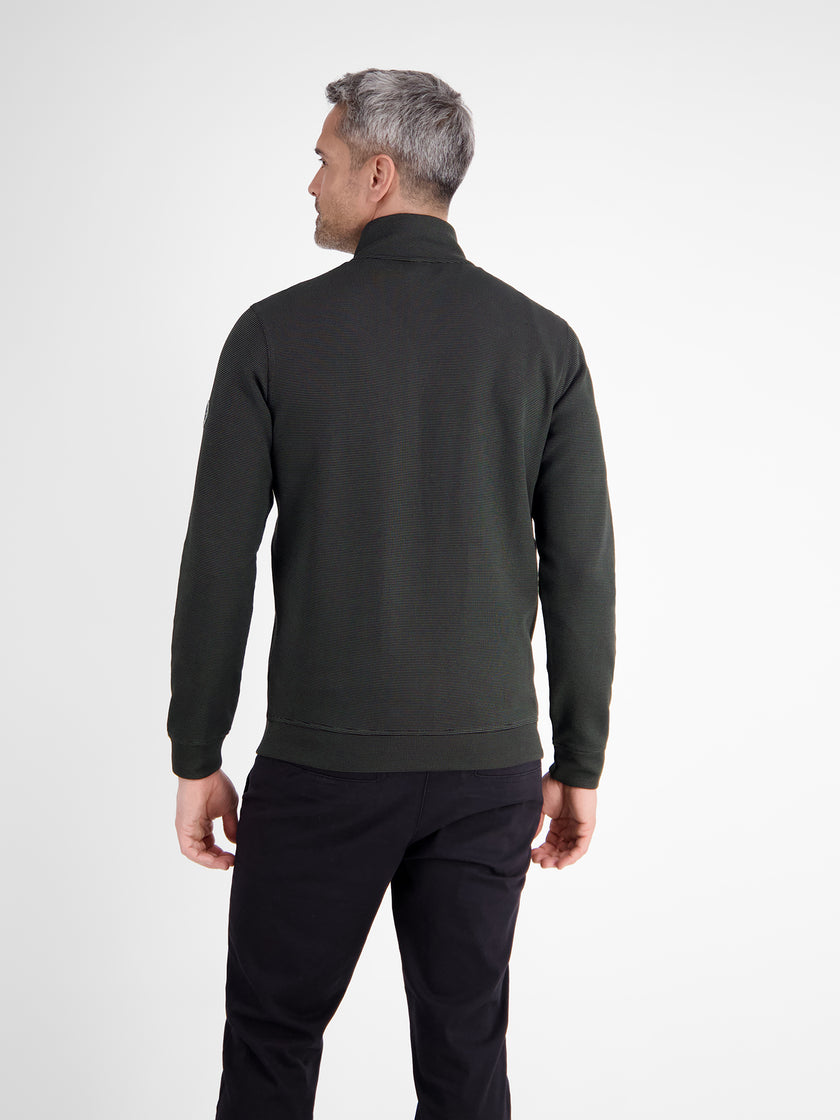 Sweatjacke - Stehkragen