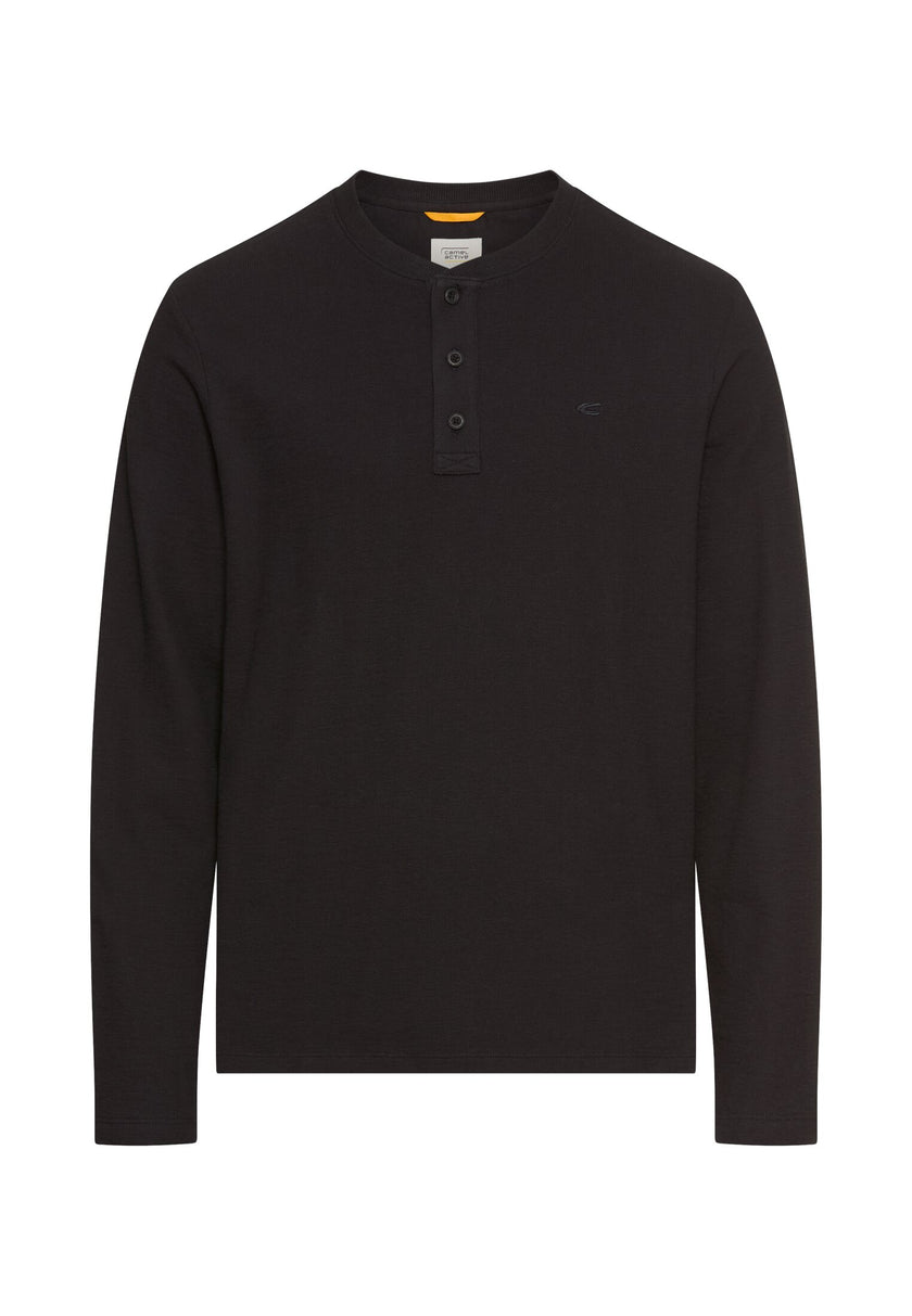 Henleyshirt - Baumwolle