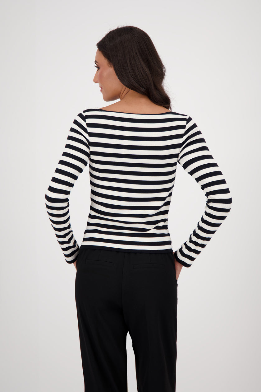 Langarmshirt - Ringel