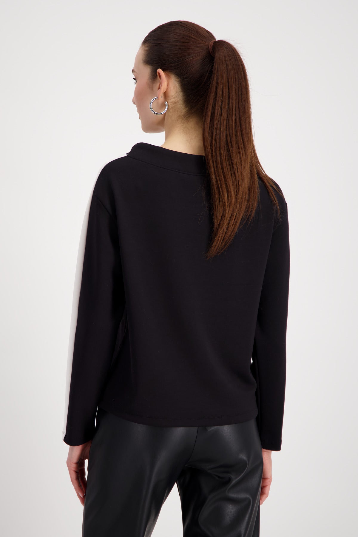 Sweatshirt - Stehkragen