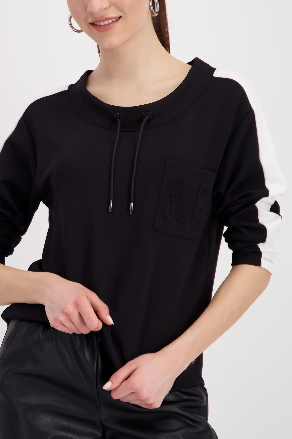 Sweatshirt - Stehkragen