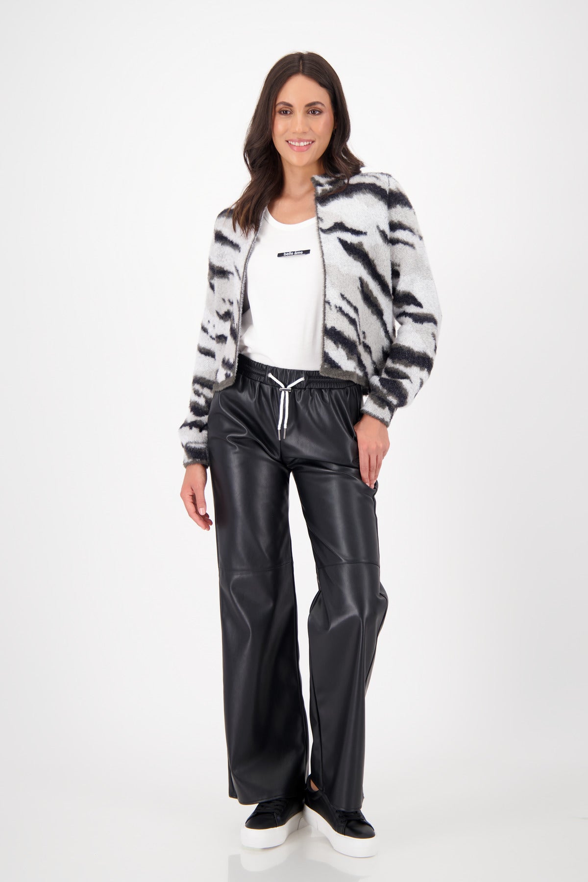 Strickjacke - Animalprint