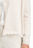 Strickjacke - Fransenbesatz