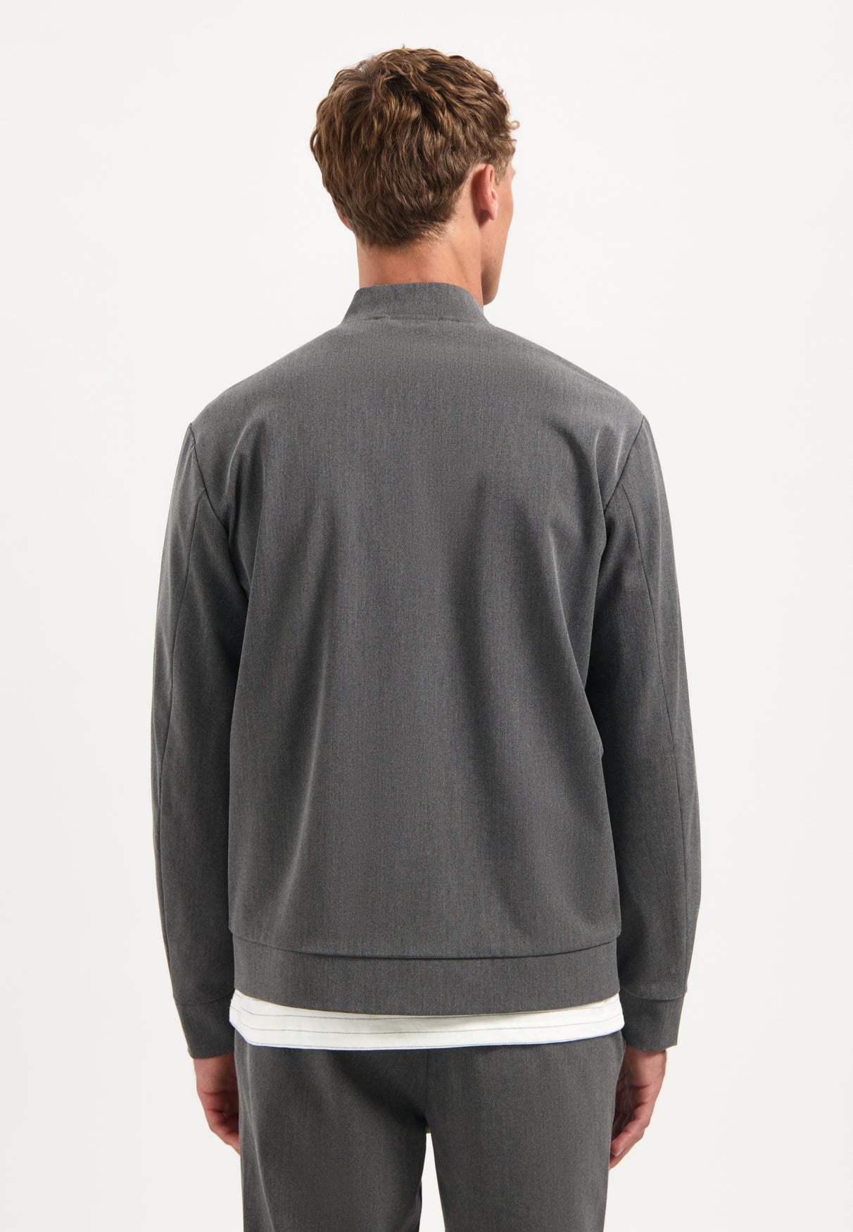 Bomber Jacke -  Melange Hybrid