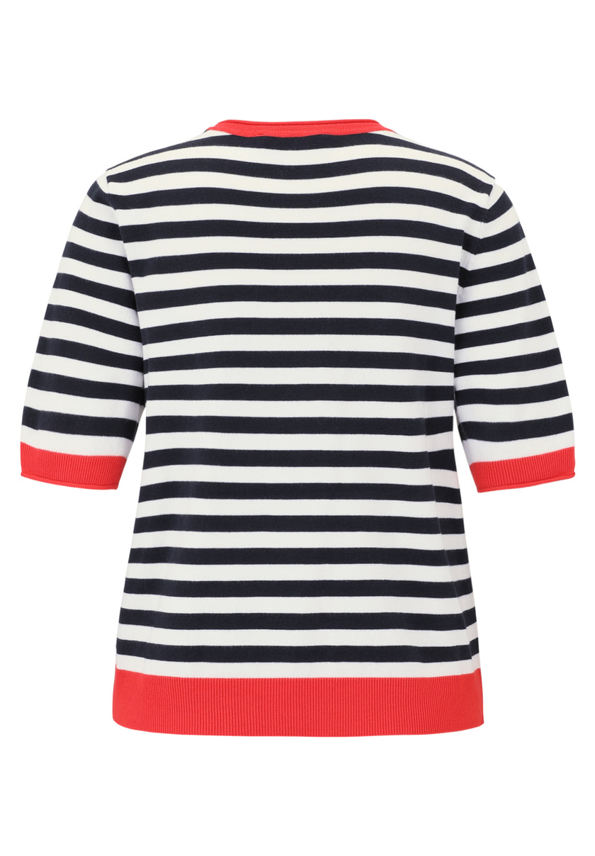 Kurzarmpullover - Viskosemix