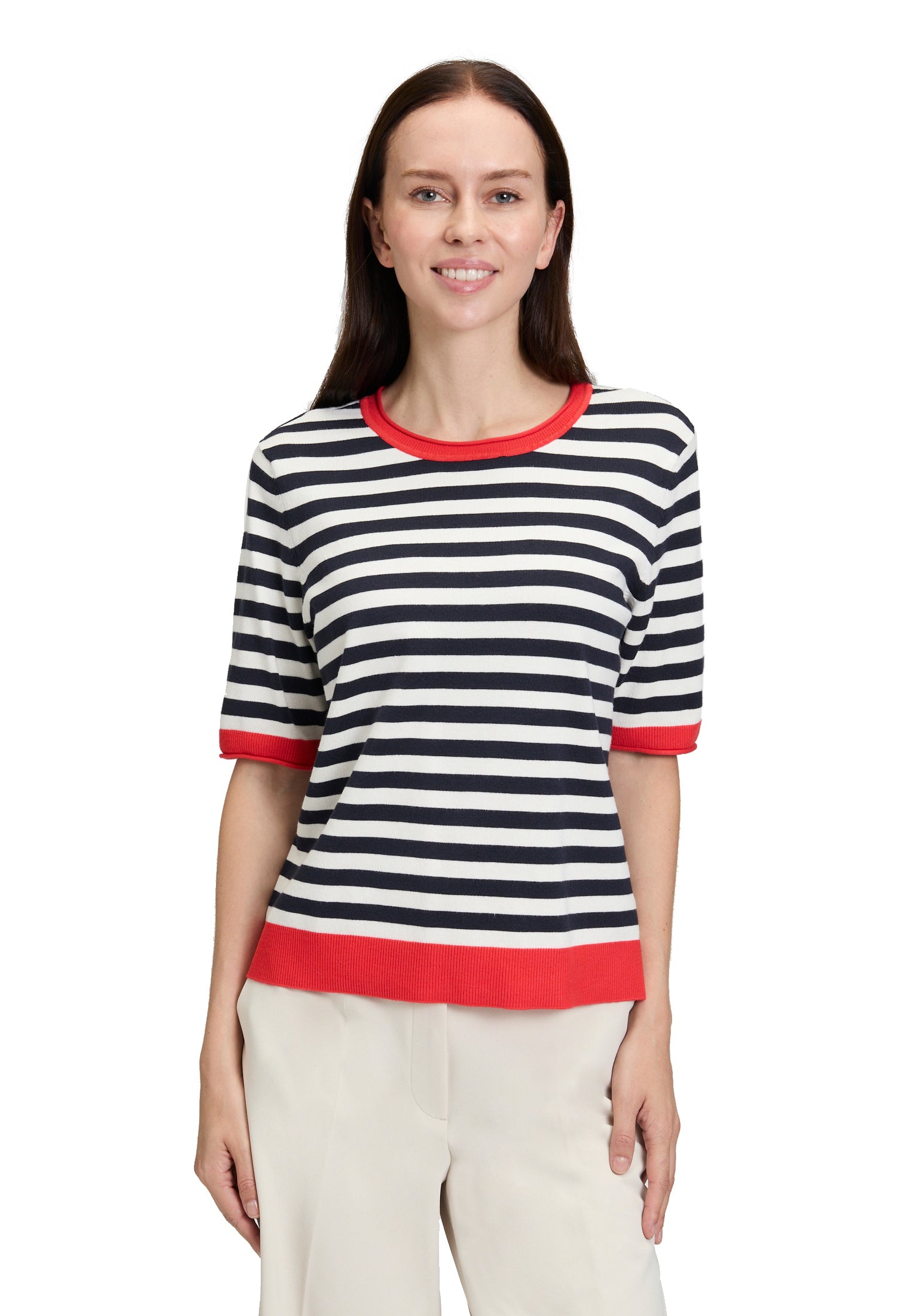 Kurzarmpullover - Viskosemix