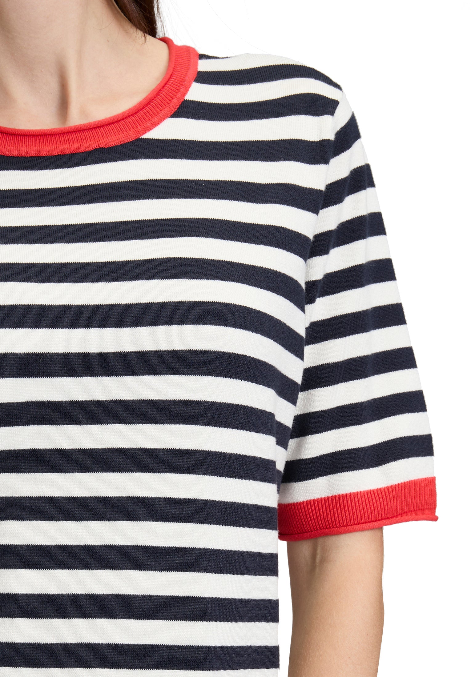 Kurzarmpullover - Viskosemix