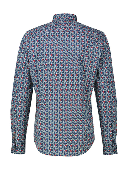Langarmhemd - Button Down Kragen