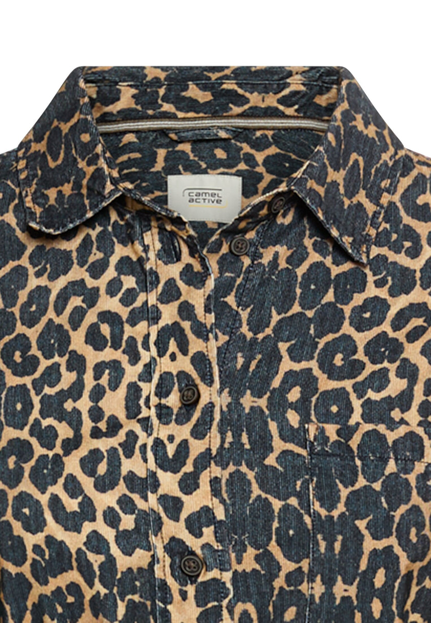 Baumwollkleid -  Bindegürtel