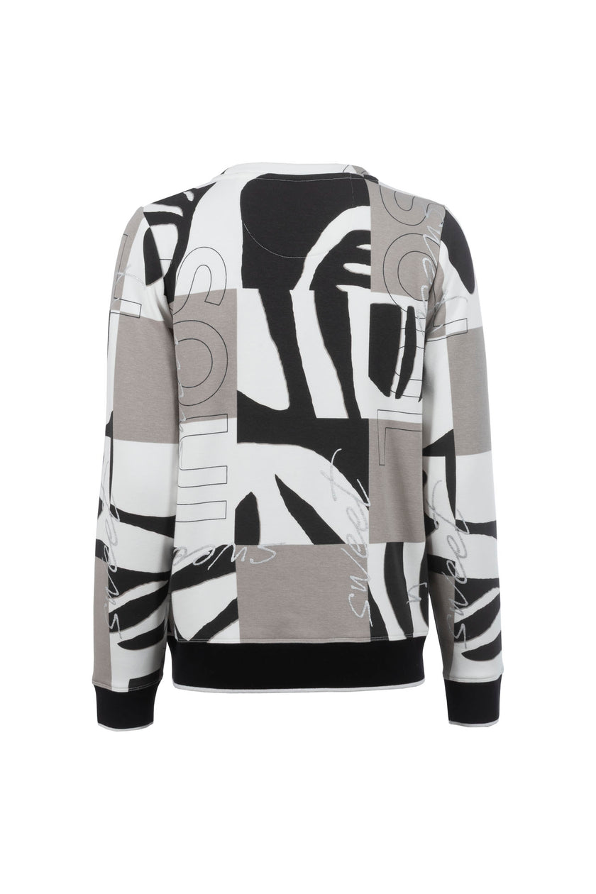 Sweatshirt - Stehkragen