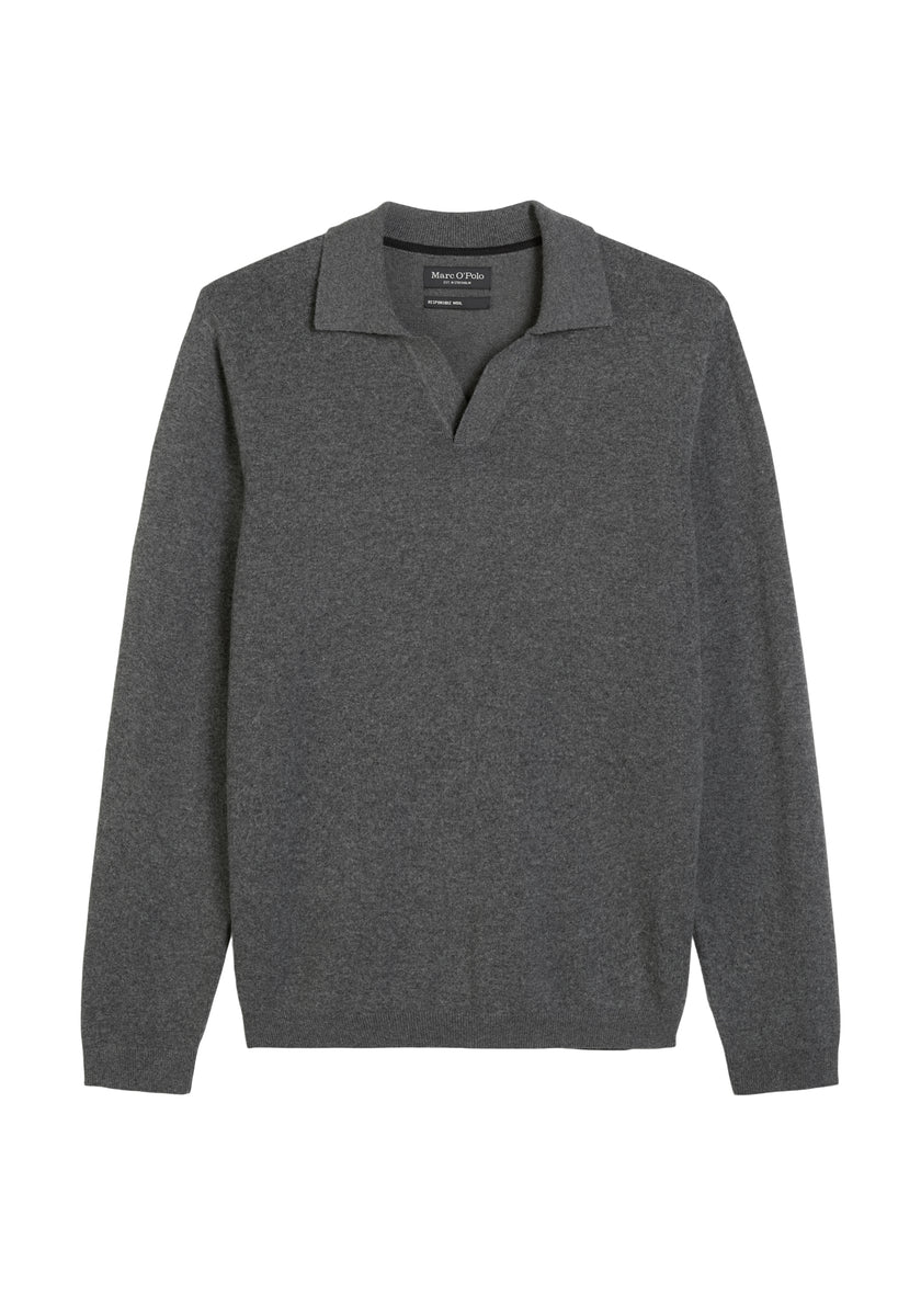 Polopullover - W Wollmix