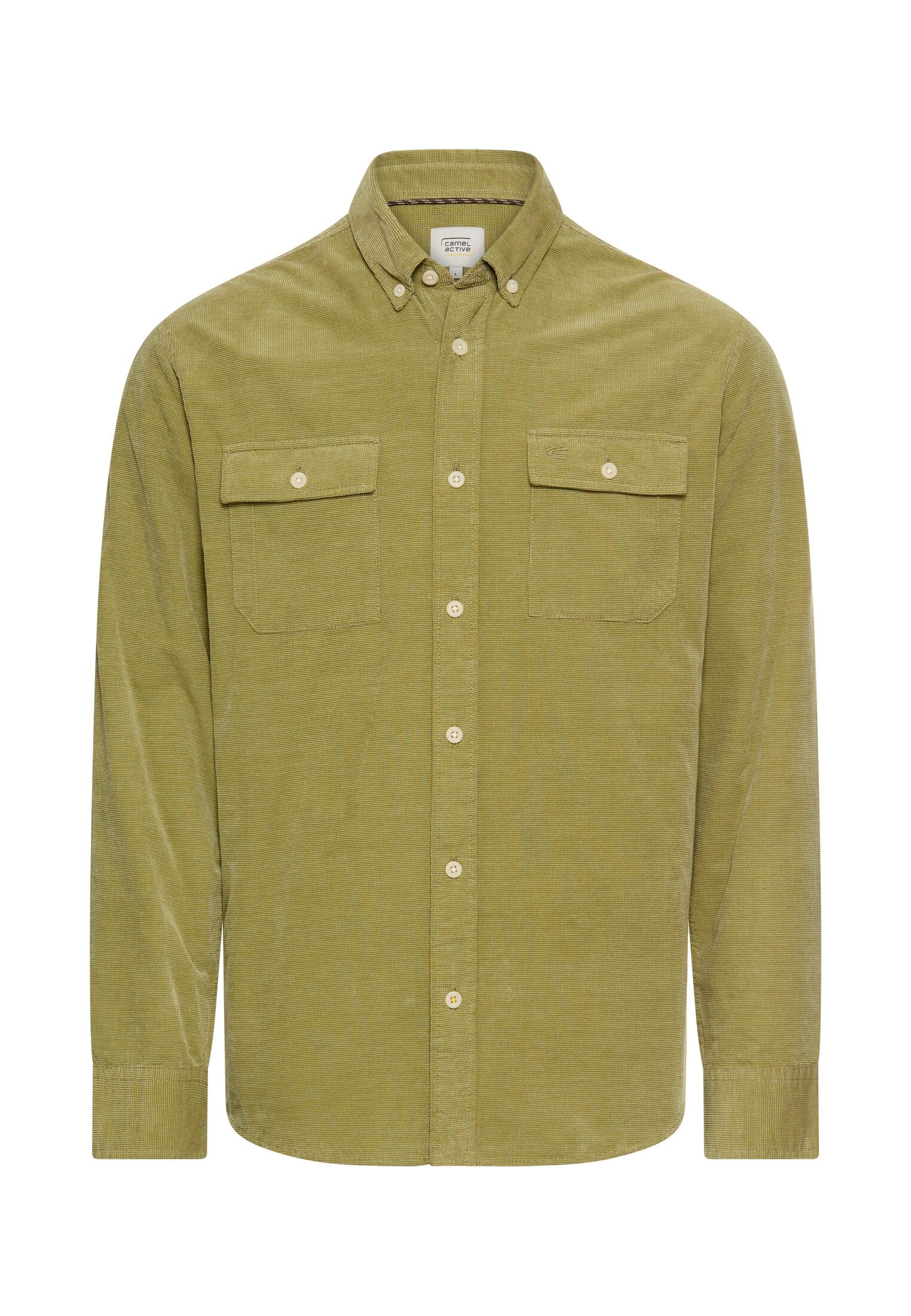 Langarmhemd - Button Down Kragen