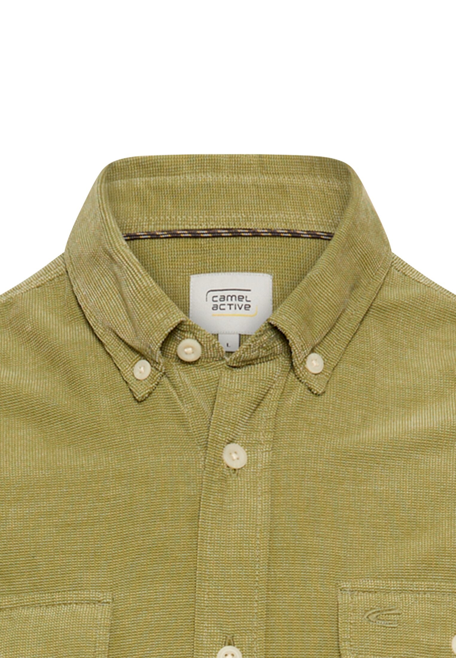 Langarmhemd - Button Down Kragen
