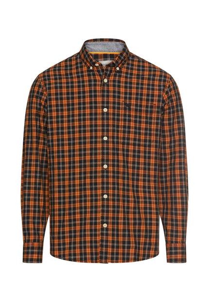 Langarmhemd - Button Down Kragen