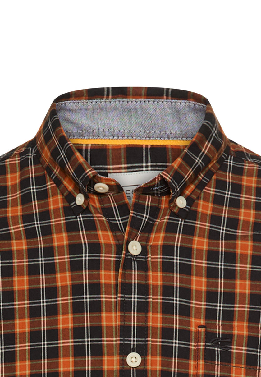Langarmhemd - Button Down Kragen