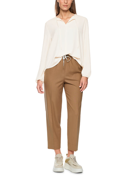 Schlupfbluse - Schleifenband