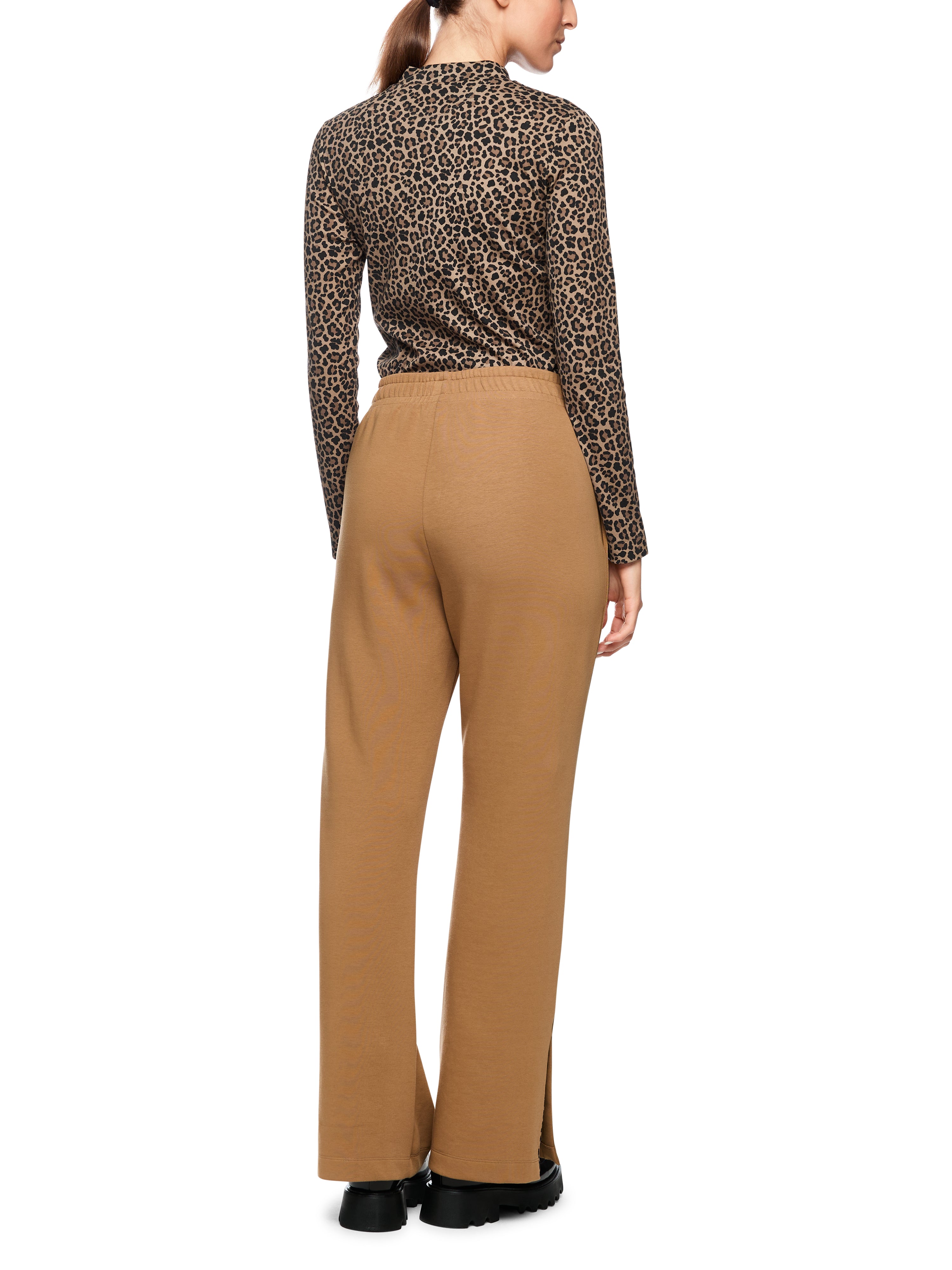 Langarmshirt – Leo-Print