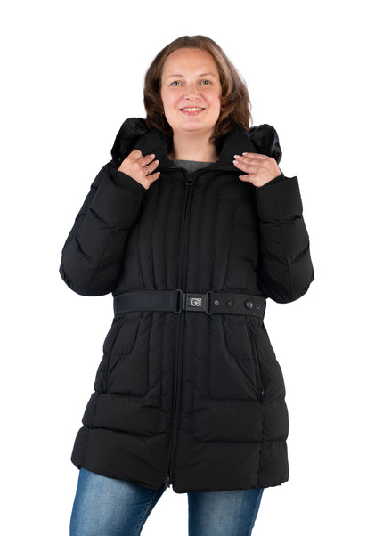 Steppjacke - beltique long