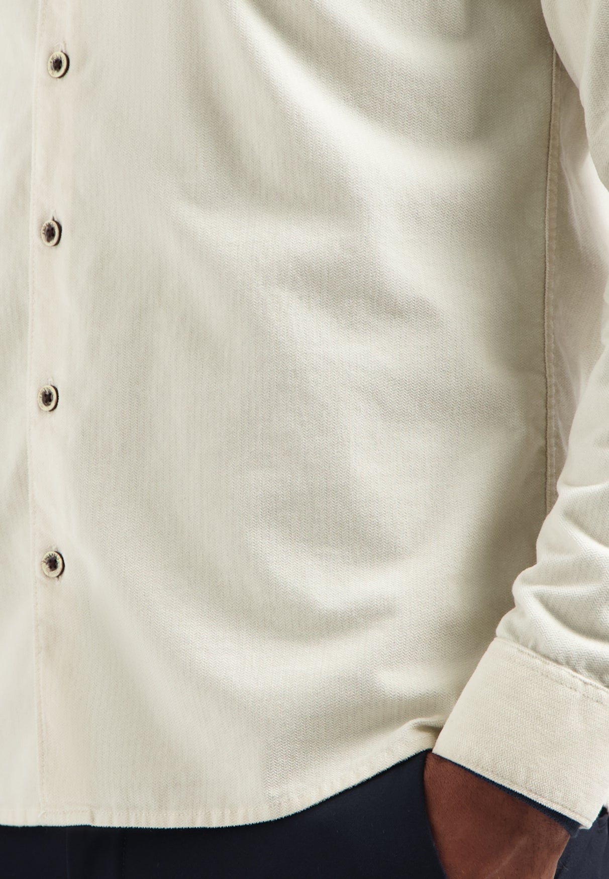 Cordhemd -  Herringbone