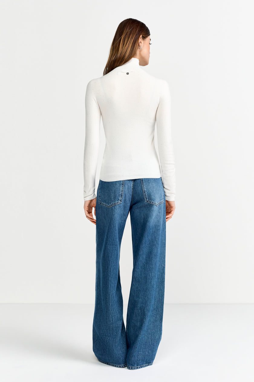 Feinstrickpullover - Rollkragen