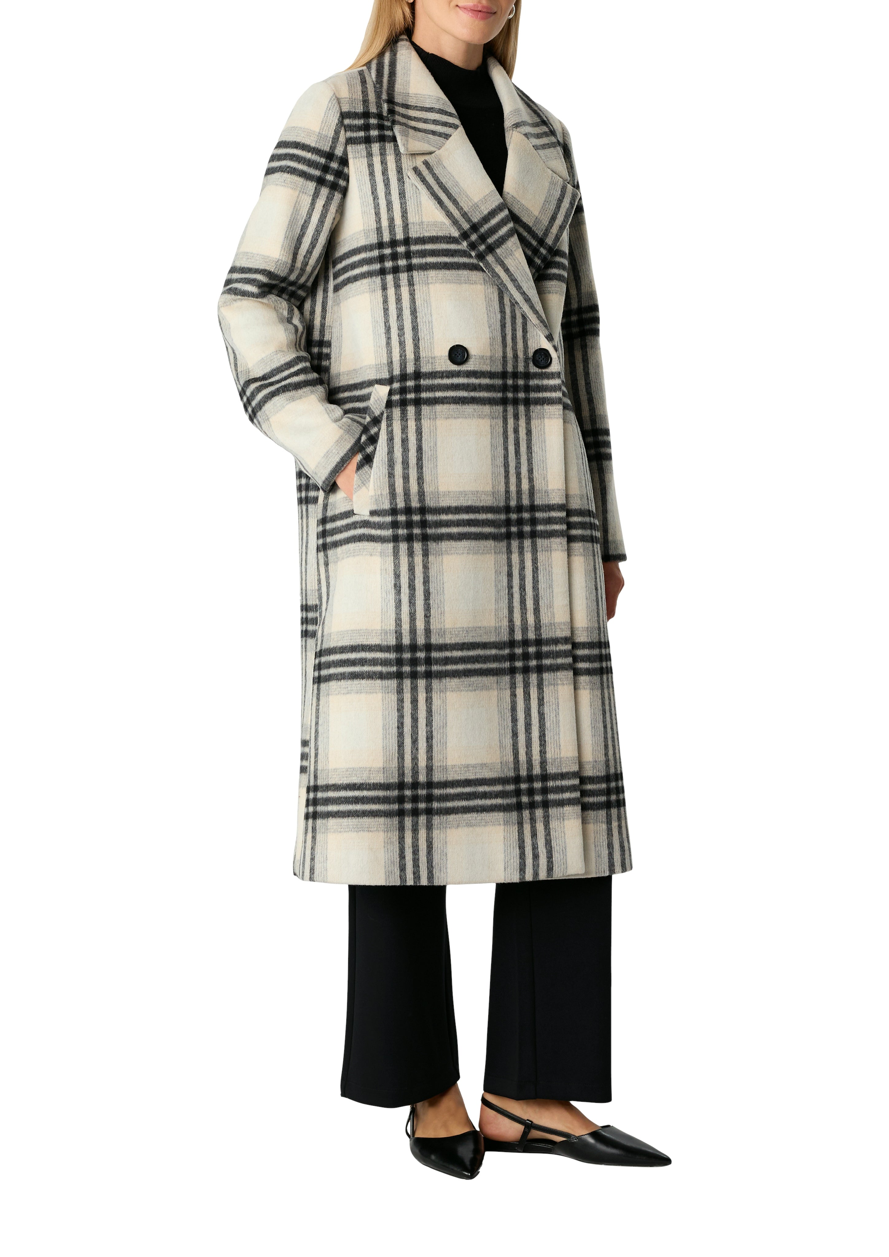 Blazermantel - Wollmix