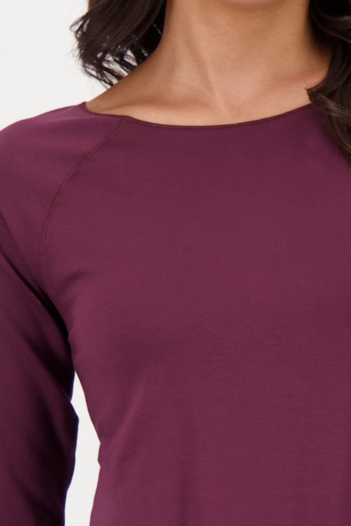 Langarmshirt - Modalmix