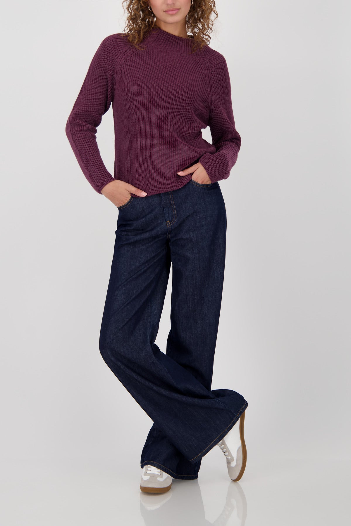 Pullover - Stehkragen