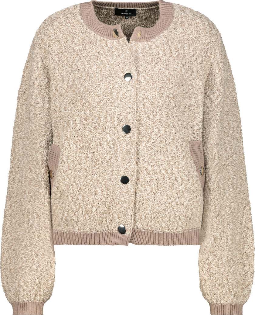 Strickjacke - Tweed