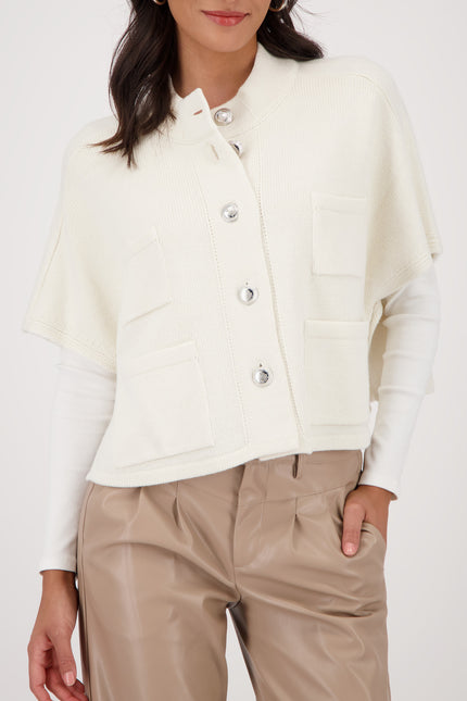 Strickjacke - Wollmix